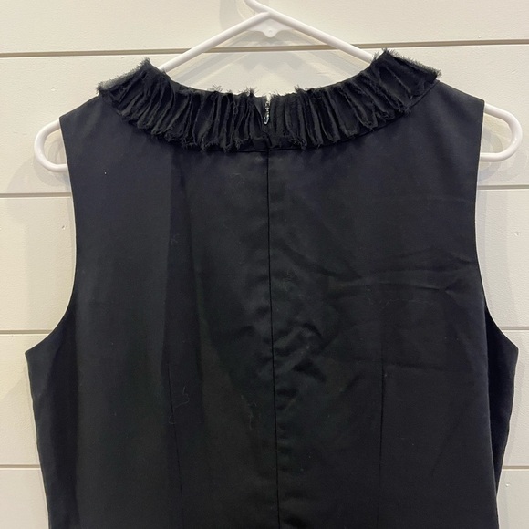 Liz Claiborne Black Sleeveless Mock Neck Sheath Dress - Picture 4 of 5